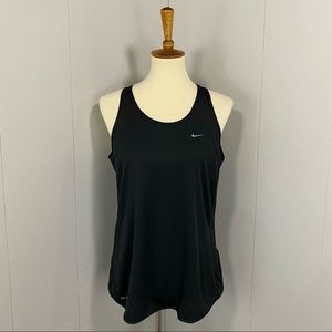 Nike Dri-Fit Black Vented Racerback Tank Top